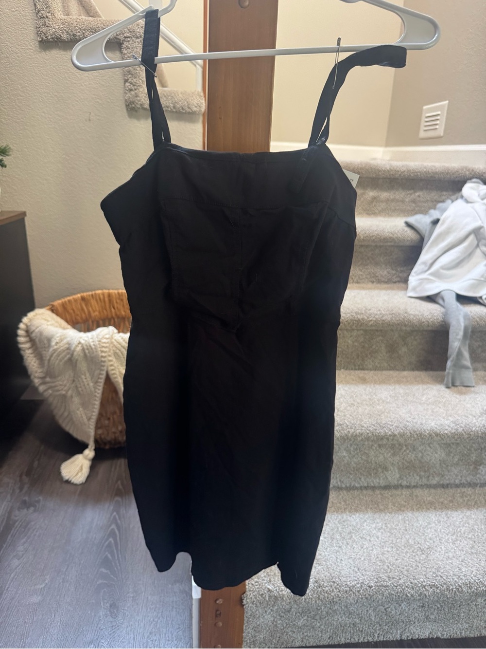 Hollister Black Spaghetti-Strap Mini Dress